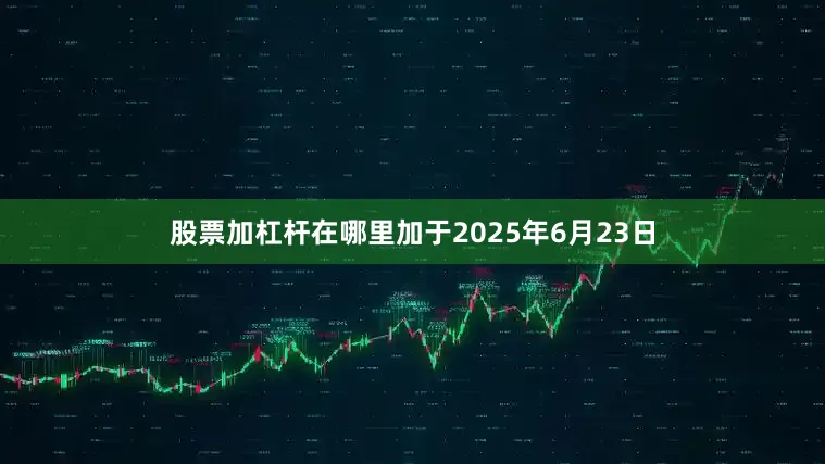 股票加杠杆在哪里加于2025年6月23日
