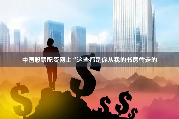 中国股票配资网上“这些都是你从我的书房偷走的
